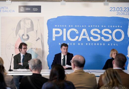 A Xunta arroupará con máis de medio cento de actividades entre marzo e xuño a exposición “Picasso Branco no recordo azul” na Coruña